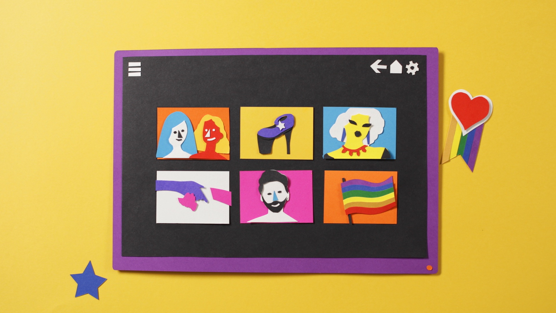 VIX Pride Month stop-motion spot by Feels